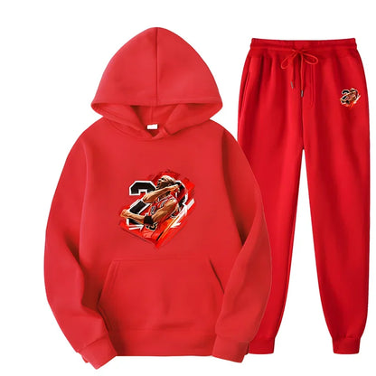 Hoodie Sets Men Tracksuit Casual Hoodies Sweatshirt 2 Piece Set Male Loose Oversized Pullover Hoody Fashion Streetwear Clothes
