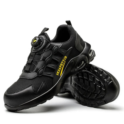 Safety Shoes Men steel toe boots Wire Rotary Buckle Work Sneakers Indestructible Shoes Anti-smash Anti-puncture Work Shoes