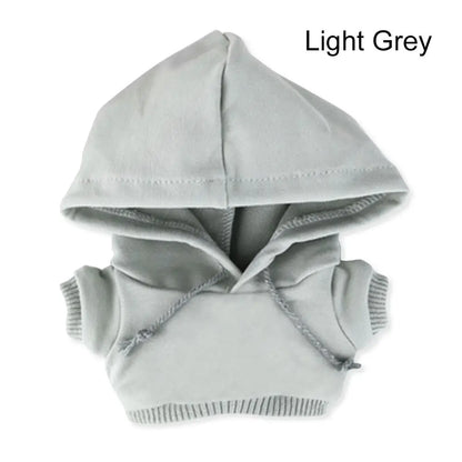 Hoodies For 10cm Cotton Dolls Sweatshirt Outfits Fashion Clothes For 1/12 BJD Dolls Top For 1/11 1/12 OB11 Dolls Accessories