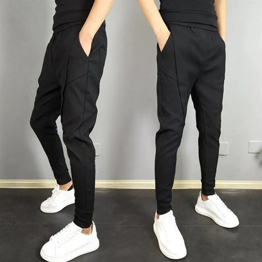 Men Trousers Solid Color Slim Fit Men's Pants New Spring Autumn Trousers Pantalone Hombre Stretch Classic Business Pants Men
