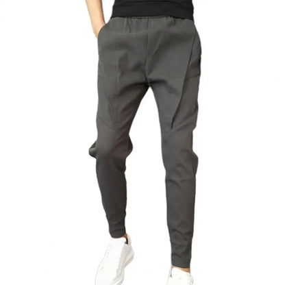 Men Trousers Solid Color Slim Fit Men's Pants New Spring Autumn Trousers Pantalone Hombre Stretch Classic Business Pants Men