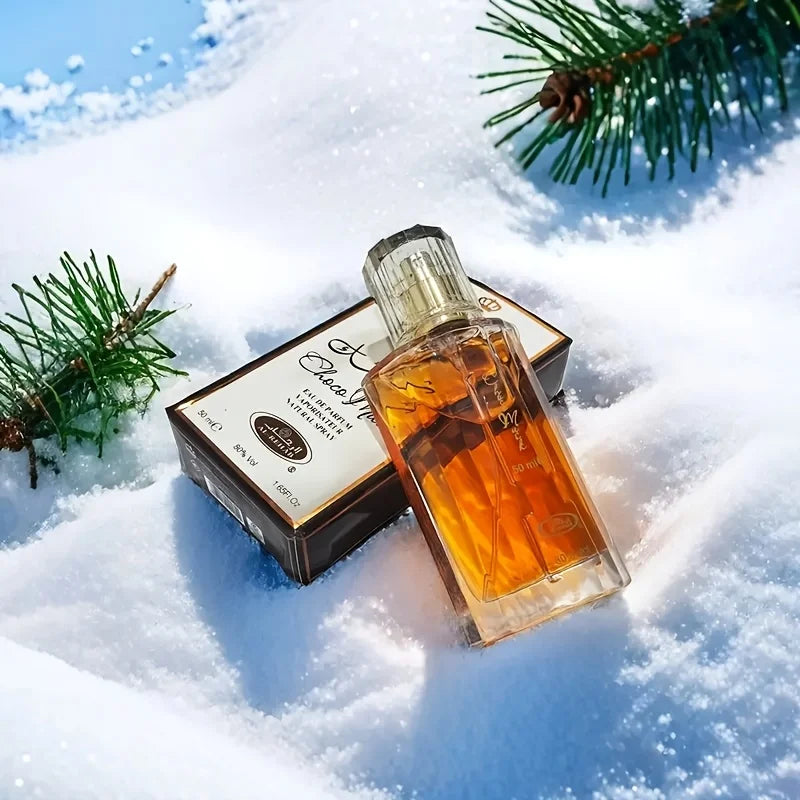 Women's Luxury Perfume 1.69oz Chocolate and Musk Fragrance with Rose and Vanilla Notes Long-lasting Fragrance