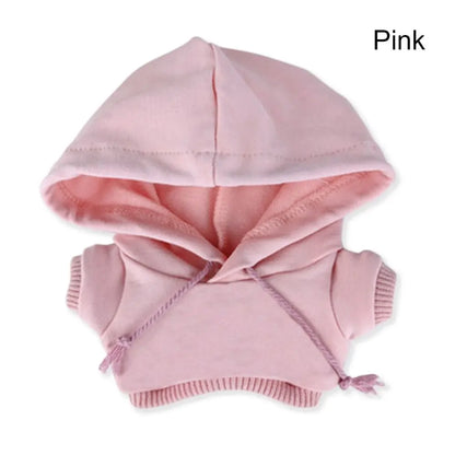 Hoodies For 10cm Cotton Dolls Sweatshirt Outfits Fashion Clothes For 1/12 BJD Dolls Top For 1/11 1/12 OB11 Dolls Accessories