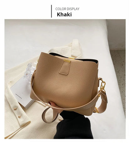 2024 New Trendy and Fashionable Handbag, High end and Western Style, Versatile in Summer, Crossbody Bucket Bag