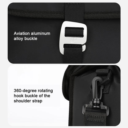Folding Bike Handlebar Bag Multi-functional Bike Front Bag Insulated Bike Basket Bag with Rain Cover