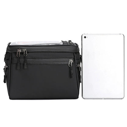 Bicycle Handlebar Bag Cycling Bike Front Tube Bag Bike Pannier Shoulder Bag Carrier Pouch Bicycle Carrying Bag