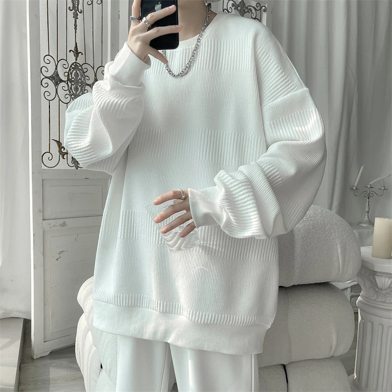 Hoodies mens designer clothes Sweatshirt Mens Pullover Streetwear Casual Fashion Clothes Mens Oversized Korean Harajuku T Shirt