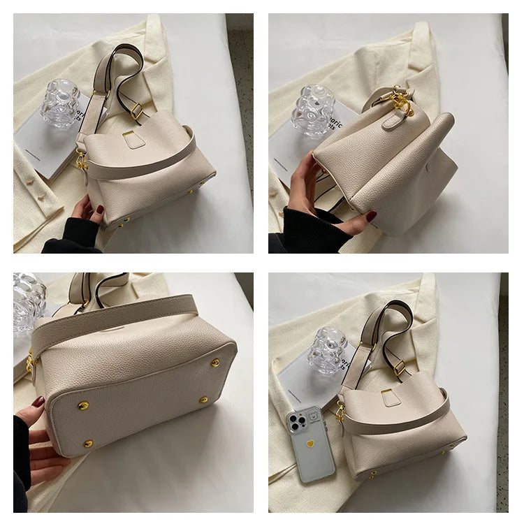2024 New Trendy and Fashionable Handbag, High end and Western Style, Versatile in Summer, Crossbody Bucket Bag