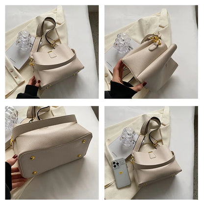 2024 New Trendy and Fashionable Handbag, High end and Western Style, Versatile in Summer, Crossbody Bucket Bag