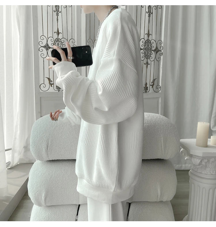 Hoodies mens designer clothes Sweatshirt Mens Pullover Streetwear Casual Fashion Clothes Mens Oversized Korean Harajuku T Shirt