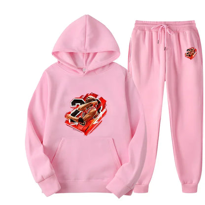 Hoodie Sets Men Tracksuit Casual Hoodies Sweatshirt 2 Piece Set Male Loose Oversized Pullover Hoody Fashion Streetwear Clothes