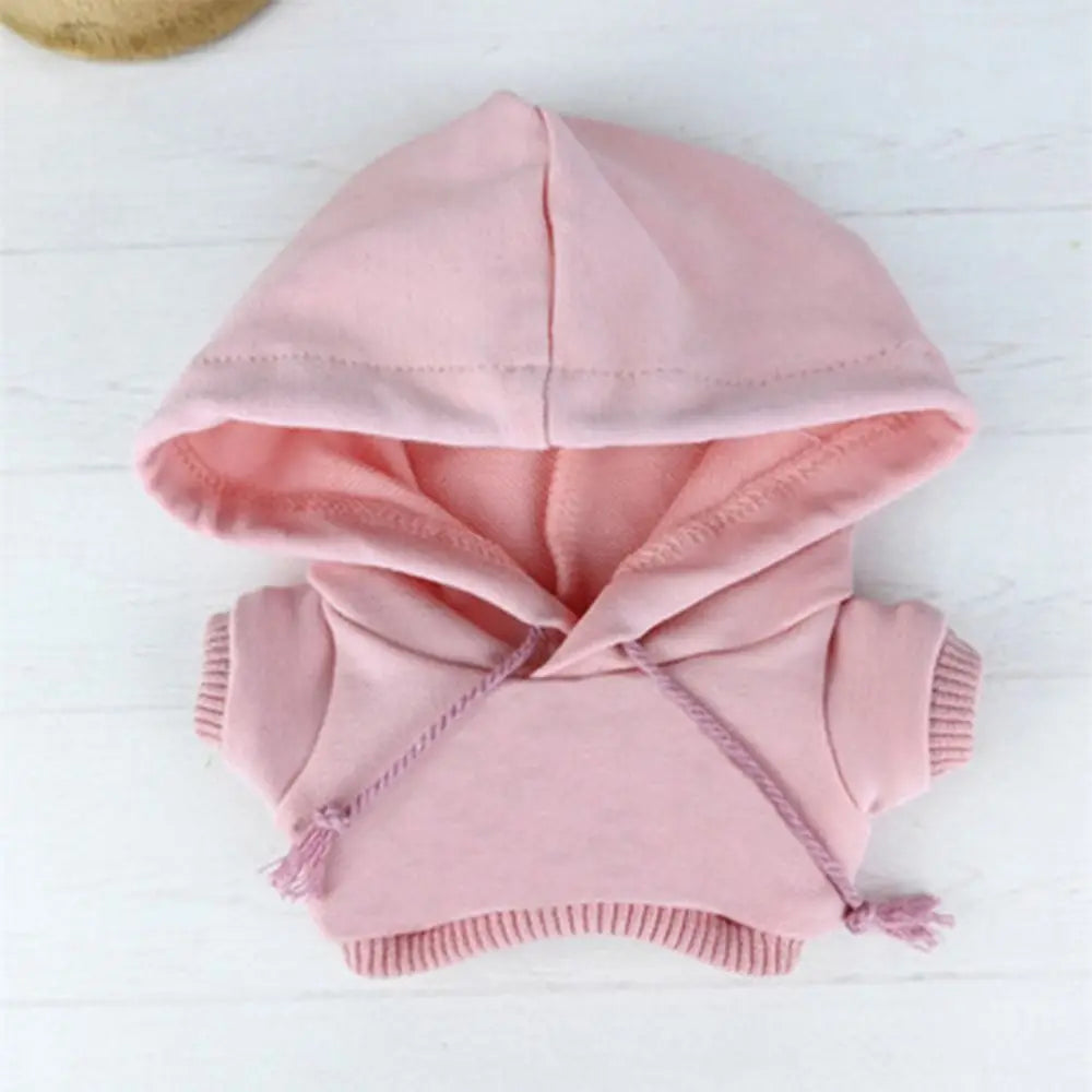 Hoodies For 10cm Cotton Dolls Sweatshirt Outfits Fashion Clothes For 1/12 BJD Dolls Top For 1/11 1/12 OB11 Dolls Accessories