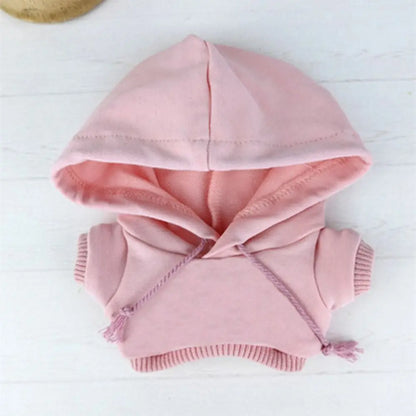 Hoodies For 10cm Cotton Dolls Sweatshirt Outfits Fashion Clothes For 1/12 BJD Dolls Top For 1/11 1/12 OB11 Dolls Accessories