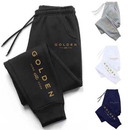 Versatile Trousers Mens Sweatpants Trend Print Running Pants Outdoors Sports Daily Casual Tracksuit Trousers Jogging Man Pants