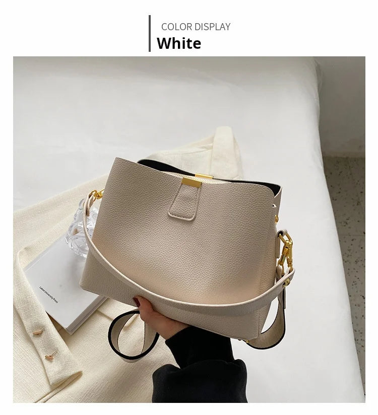 2024 New Trendy and Fashionable Handbag, High end and Western Style, Versatile in Summer, Crossbody Bucket Bag
