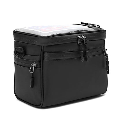 Bicycle Handlebar Bag Cycling Bike Front Tube Bag Bike Pannier Shoulder Bag Carrier Pouch Bicycle Carrying Bag