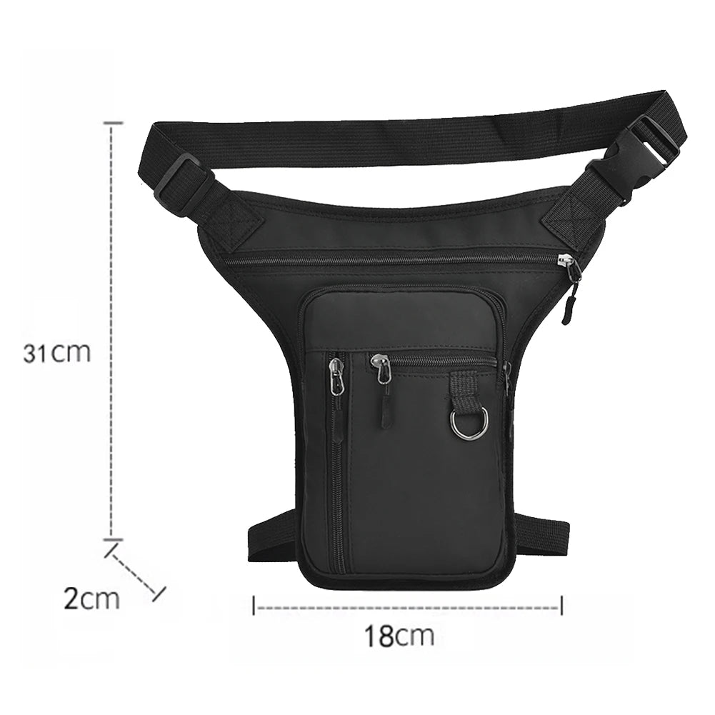 Motorcycle Leg Side Bag Leg Bag for Men Women Hard Shell New Motorbike Waist Bag Male Hip Bum Leg Bag Phone Purse Man Fanny Pack