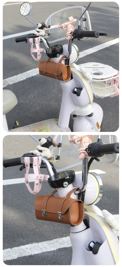 Motorcycle front end bag Mopeds retro buckle hanging bag waterproof front end bag battery car motorcycle tool bag