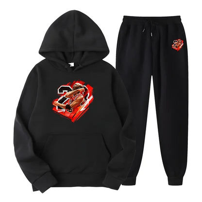 Hoodie Sets Men Tracksuit Casual Hoodies Sweatshirt 2 Piece Set Male Loose Oversized Pullover Hoody Fashion Streetwear Clothes
