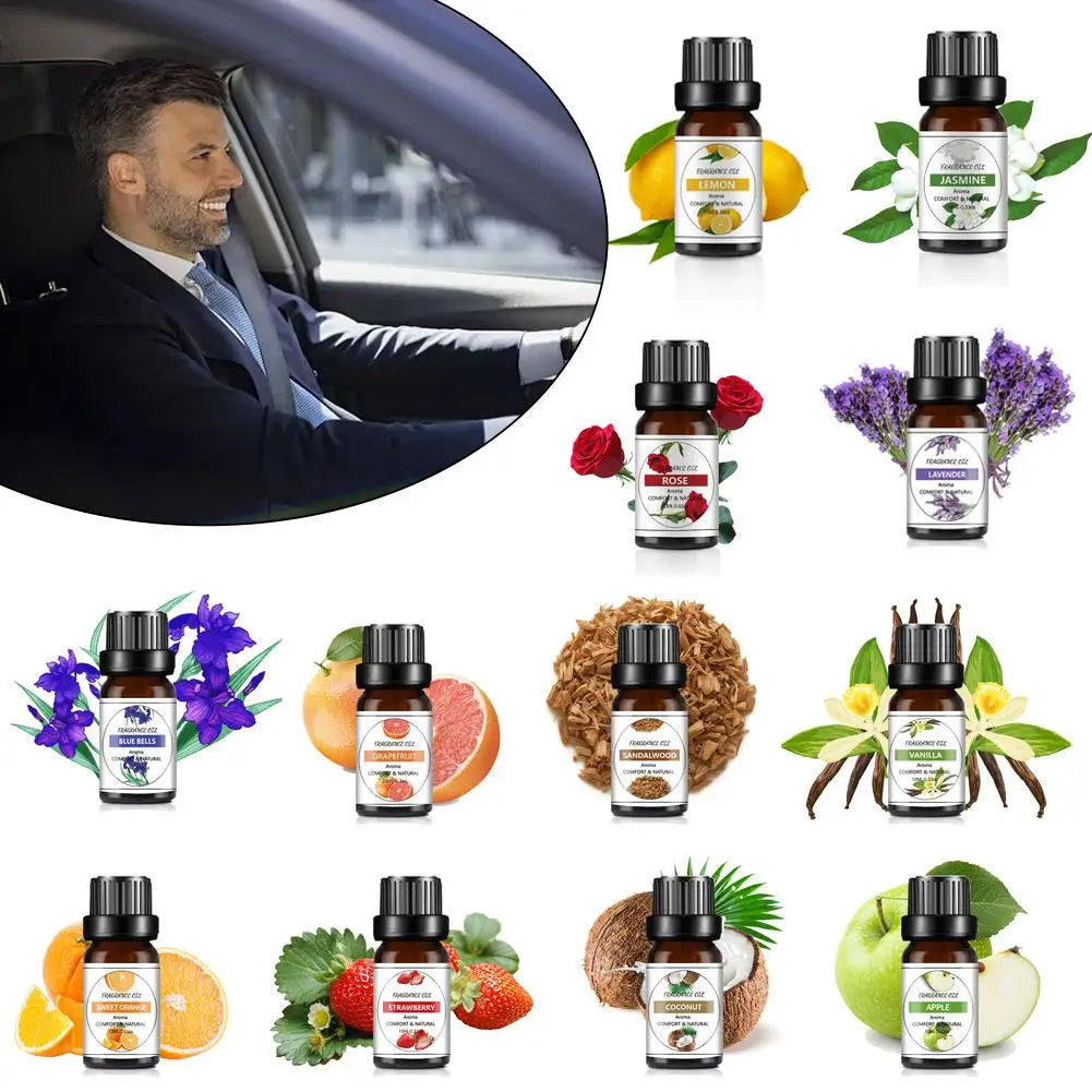 Car Fragrance Humidifier Special Fragrance Perfume Liquid For Car Mounted Perfume Machine Multi Style Scent 10ml
