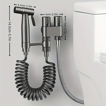 Stainless Steel double outlet angle valve large flow shower valve control valve, suitable for bathrooms and washing machines