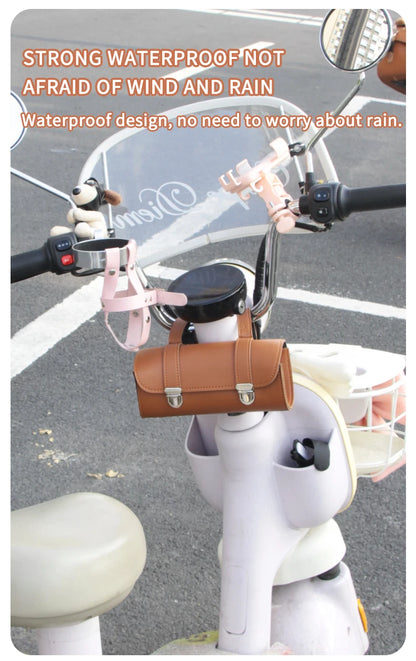 Motorcycle front end bag Mopeds retro buckle hanging bag waterproof front end bag battery car motorcycle tool bag