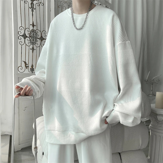 Hoodies mens designer clothes Sweatshirt Mens Pullover Streetwear Casual Fashion Clothes Mens Oversized Korean Harajuku T Shirt