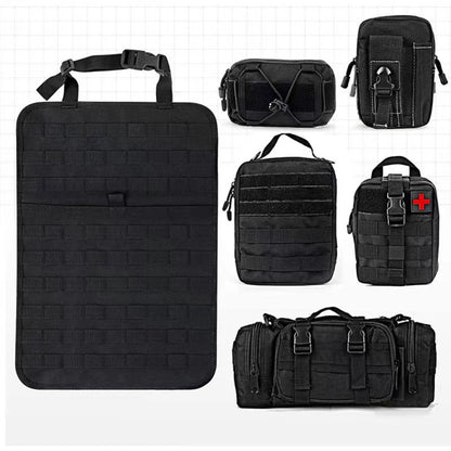 Car Backseat Hanging Bag, Tactical Accessory Organizer, Self-Driving Hunting Outdoor Storage Bag Classified Storage Bag
