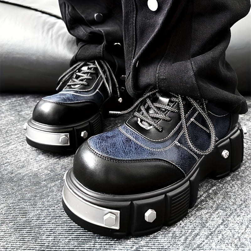 Heavy Metal Style Rivet Heavy Industry Trendy Shoes