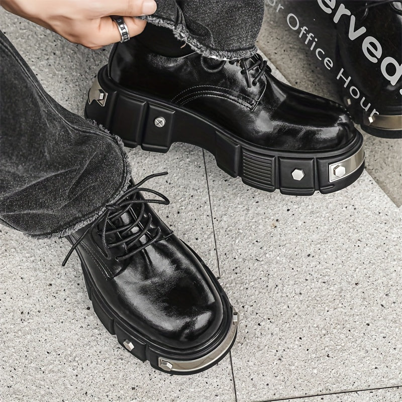 Men's Punk Style Derby Shoes