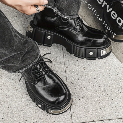 Men's Punk Style Derby Shoes