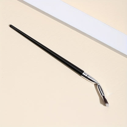 Get Natural Lifted Eyelashes With Our Professional Mascara Fan Brush 1pc Makeup Brush - No Smearing Or Clumping!