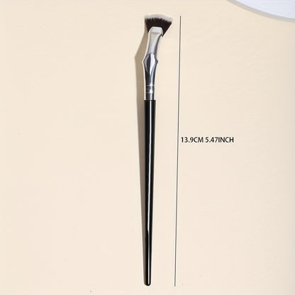 Get Natural Lifted Eyelashes With Our Professional Mascara Fan Brush 1pc Makeup Brush - No Smearing Or Clumping!