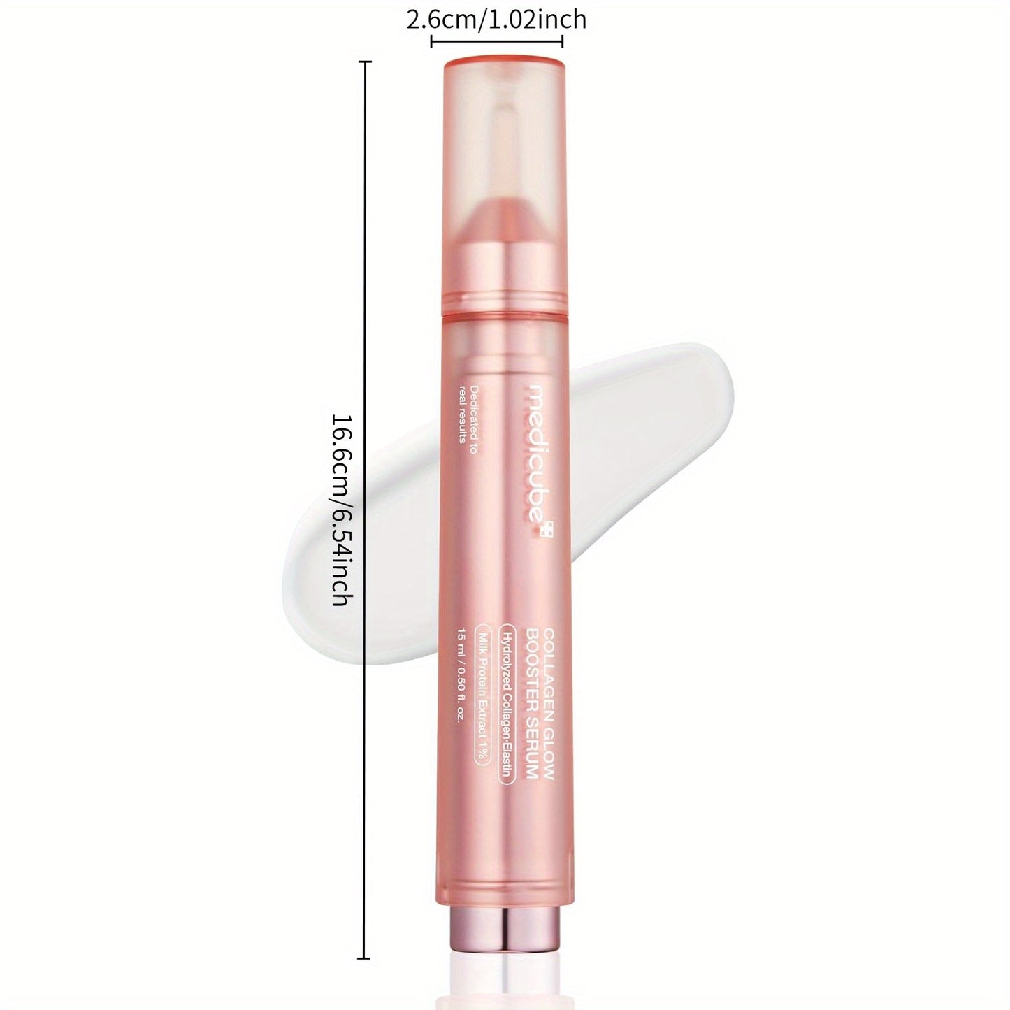 Medicube Collagen Radiant Milk Essence with Niacinamide, Milk Protein & Hydrolyzed Collagen - Brightens, Firms & Hydrates Light Beige - Fragrance-Free Korean Skincare for All Light Beige Types, 0.5oz, Collagen Light Beige Car