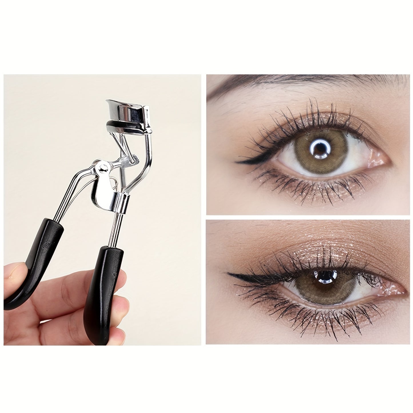 1 Piece Premium Stainless Steel Lash Curler, Makeup Tool, Long Lasting For All Eye Shapes Lash Lift/Extension Of False Eyelashes, Quick Natural Curling
