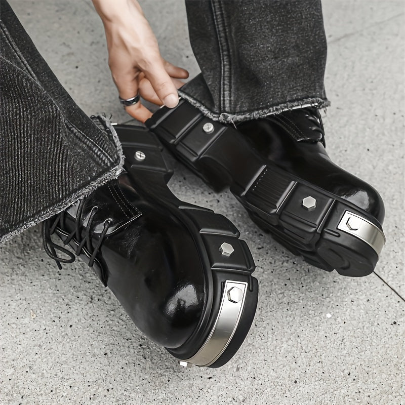 Men's Punk Style Derby Shoes