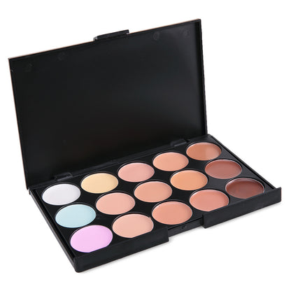 Pro 15 Colors Contouring Kit Highlighting Face Cream Concealer Camouflage Makeup Palette Contouring Kit, Ideal For Daily