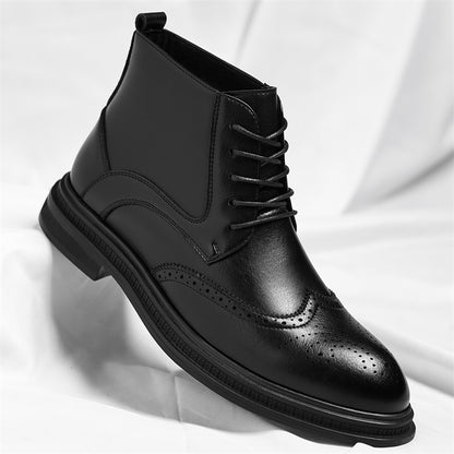 Men's British Style Lace-Up Ankle Boots