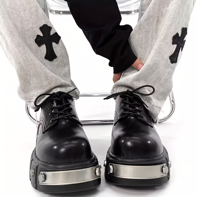Heavy Metal Style Rivet Heavy Industry Trendy Shoes