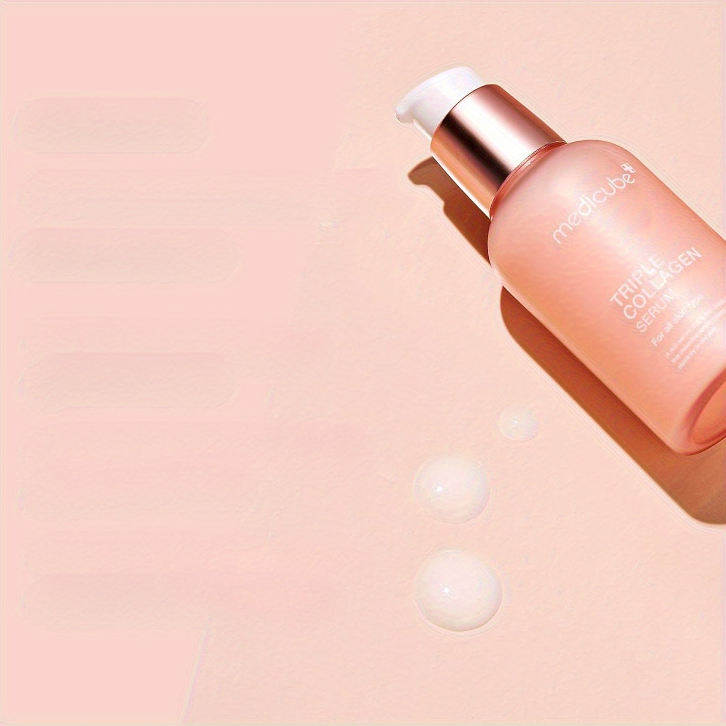 Medicube Triple Collagen Serum 1.85 fl oz - Lightweight Hyaluronic Acid Essence - Korean Skincare, Moisturizing Face Treatment for All Skin Types, Collagen Booster, Facial Skin Car