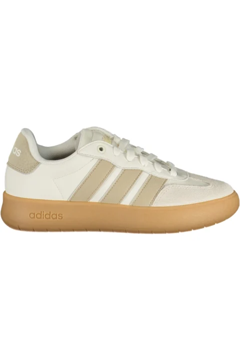 Sneakers med snörning – Vit och Beige